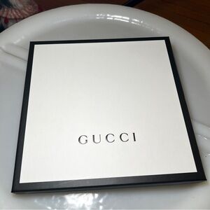 GUCCI box. Thin for scarf, small accessory, thin belt or socks AUTHENTIC